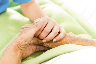 holding hands