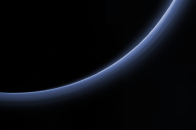 In the year since New Horizons flew past Pluto, scientists have discovered intriguing details about the dwarf planet's atmosphere. Seen here, haze particles form numerous intricate, horizontal layers, some extending for hundreds of miles around Pluto. The haze layers extend to altitudes of over 120 miles (200 kilometers).