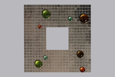 MIT researchers have developed hardware that uses electric fields to move droplets of chemical or biological solutions around a surface, mixing them in ways that could be used to test thousands of reactions in parallel.
