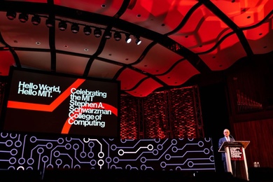 MIT President L. Rafael Reif, kicking off day three of the celebration event, said the MIT Schwarzman College of Computing will train students in an interdisciplinary approach to AI. 