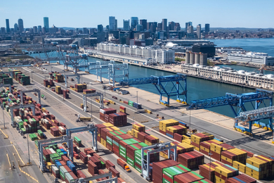Boston shipping port