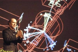 Nobelist in physics Frank Wilczek explored the mysteries of the universe for an audience of 1,200 at Kresge Auditorium on Monday, March 7, during his talk, 'The Universe Is a Strange Place,' the last in the Ford/MIT Nobel Laureate Lecture Series.