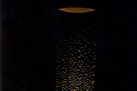 The interior of Eero Saarinen's MIT Chapel is shown to great effect on Sept. 11, 2002, when an all-day vigil was held there. The chapel is 50 years old this year.
