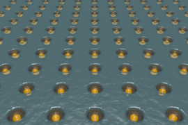 MIT researchers have developed an array of microscopic wells that can capture single cells and analyze the amount of DNA damage in each cell. 
