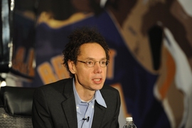 Writer Malcolm Gladwell moderates a discussion on identifying and developing athletic talent.