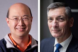 Andrew Lo, left, and Donald Sadoway