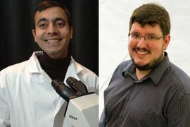 Assistant Professors Rohit Karnik, left, and Felix Parra.