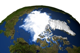 The extent of seasonal sea ice in the Arctic depends in part on regional winds and ocean currents, according to a new MIT study.