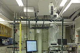 The MIT team's experimental setup is pictured above.