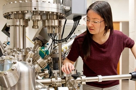 Yan Chen, a graduate student in nuclear science and engineering.