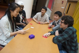 A round of Taboo encourages the use of non-technical terms.
