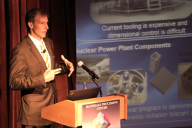 Slade Gardner at the 2014 Materials Day Symposium