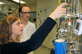 Chris Follett and Chiara Sanitelli