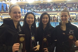 Veronika Jedryka, Amanda Wu, Lena Yang, and Emmie Ryan