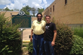 Grant Williams and Mr. Figgers at One Voice Mississippi