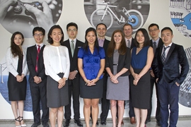 2015 Samuel Tak Lee Fellows: Qing Wang, Wangke Wu, Wensi Zhai, Jintai Li, Karmen Cheung, David Wang, Stacey Middlebrook, Kevin Murphy, Dandi Li, Yifei Lu, and Waishan Qiu