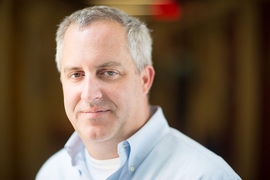 For both his master’s and his doctoral theses, Michael Watts (pictured) developed a photonic circuit that could align the polarizations of light traveling through an optical chip. 

