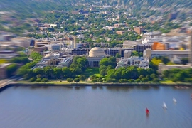 MIT and the Charles River as seen from Boston