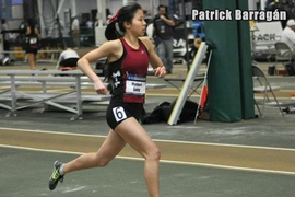 Maryann Gong '17 posted the fastest time for 3,000 meters in Division III so far this season at the Bowdoin Invitational.