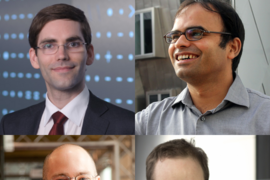Clockwise from top left: Tomás Palacios, Devavrat Shah, Dirk Englund, and Russ Tedrake