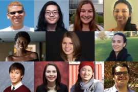 The 2016 MPC-CMSE Summer Scholars are: (top row, l-r) Michael Concepción Santana, Justin Cheng, Erica Eggleton, Ashley Del Valle Morales; (middle row, l-r) Suna Njie, Ashley Kaiser, Jennifer Coulter; (bottom row, l-r) Michael Porter, Alexandra Barth, Victoria Yao, Grant Smith.