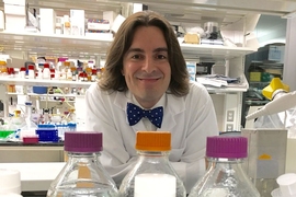 Michael Mitchell has been recognized with a Burroughs Wellcome Fund Career Award at the Scientific Interface for his research on developing a new class of materials and devices that detect and treat bone marrow disorders.