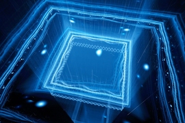 Researchers from MIT and MIT Lincoln Laboratory report an important step toward practical quantum computers, with a paper describing a prototype chip that can trap ions in an electric field and, with built-in optics, direct laser light toward each of them.
