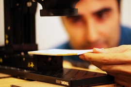 A new imaging system can read closed books. “The Metropolitan Museum in New York showed a lot of interest in this, because they want to, for example, look into some antique books that they don’t even want to touch,” says Barmak Heshmat, a research scientist at the MIT Media Lab.