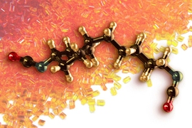 Polymers, or long chains of repeating molecules, are found in many objects that we encounter every day, including anything made of plastic or rubber. In many materials, however, a significant fraction of these chains bind to themselves, forming defects.
