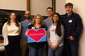 Fall 2016 Innovation Fund winners at a training session organized by MindHandHeart