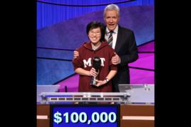 “The best part of being on the show has definitely been the great outpouring of support the MIT community has given me,” says senior Lilly Chin, the newly crowned “Jeopardy!” College Champion. 