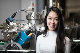 “I want to empower girls to feel they belong in these fields,” says Monica Pham, a sophomore in nuclear science and engineering.