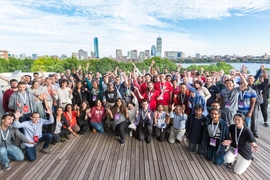 A three-day hackathon on campus brought together students and researchers from MIT and around Boston who developed functional fabric concepts to solve major issues facing soldiers in combat or training, first responders, victims and workers in refugee camps, and many others.
