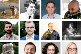 New SHASS faculty members include: (top row, l-r) Martin Beraja, Dave Donaldson, and Amah Edoh; (middle row, l-r) E. J. Green, Simon Jäger, and Eric Klopfer; (bottom row, l-r) Justin Reich, Miriam Schoenfield, and Lisa Parks.