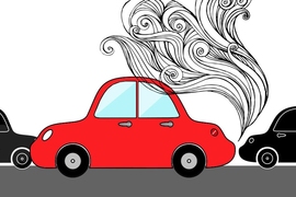 Graviky Labs has developed technology that attaches to exhaust systems of diesel generator chimneys to capture particulate matter (PM). Scientists at Graviky then treat the soot to turn it into ink, called Air-Ink, for artists around the world. 
