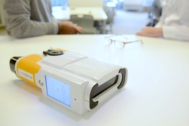 MIT spinout PlenOptika has developed a highly accurate, portable autorefractor called QuickSee that measures refractive errors of the eye. More affordable than the current technology, the device has potential to reach patients in previously inaccessible areas of developing countries. 
