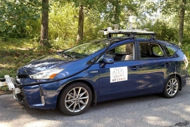 A team of MIT researchers tested MapLite on a Toyota Prius outfitted with a range of LIDAR and IMU sensors.