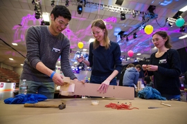 Students get hands-on at Maker Break, the first annual celebration of making at MIT.