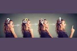 As it moves from a raw perception to a categorical judgement, information is processed via a gradual progression among many areas of the brain's cortex.