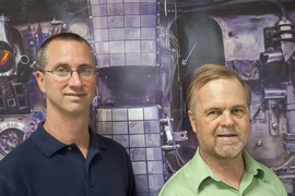 PSFC principal research scientists Stephen Wukitch (left) and John Wright are being honored for their collaborative work.