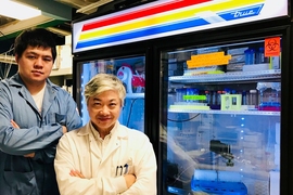 Postdoc Rui Qing and Principal Research Scientist Shuguang Zhang led the effort to find a simple way to make membrane-bound proteins water-soluble.
