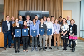 Faculty, staff, and graduate students gathered for a luncheon honoring MIT’s 2019 Siebel Scholars. 