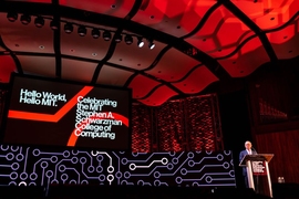 MIT President L. Rafael Reif, kicking off day three of the celebration event, said the MIT Schwarzman College of Computing will train students in an interdisciplinary approach to AI. 