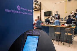 “What makes The Deep unique is that the students have a lot of ownership, and the students help run the space,” says Professor Marty Culpepper, who is known as the Institute's “Maker Czar.” 