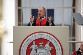 Michael Bloomberg, entrepreneur, philanthropist, and three-term New York City mayor, addressed the Class of 2019 during MIT’s commencement ceremony on June 7. ““All of you are part of an amazing institution that has proven — time and time again —that human knowledge and achievement is limitless,” he said.