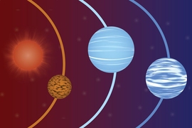 This infographic illustrates key features of the TOI 270 system, located about 73 light-years away in the southern constellation Pictor. 