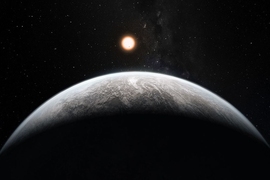 Worlds orbiting stars other than our sun are “exoplanets,” and they come in many sizes, from gas giants larger than Jupiter to small, rocky planets. This illustration of a "super-Earth" represents the type of planet that the TESS mission aims to find outside our solar system.