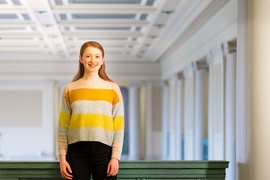 An MIT scholarship let senior Emily Soice pursue her passions in civil and environmental engineering and music: “Without a scholarship, I wouldn’t be here,” she says.