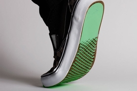 MIT researchers drew on kirigami, a variation of origami that involves cutting paper as well as folding it, to create a friction-boosting material that could be used to coat the bottom of your shoes, giving them a stronger grip on ice and other slippery surfaces.