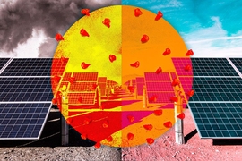 Shutdowns in response to the Covid-19 pandemic have resulted in lowered air pollution levels around the world. Researchers at MIT, and in Germany and Singapore have found that this resulted in a significant increase in the output from solar photovoltaic installations in Delhi, normally one of the world’s smoggiest cities.